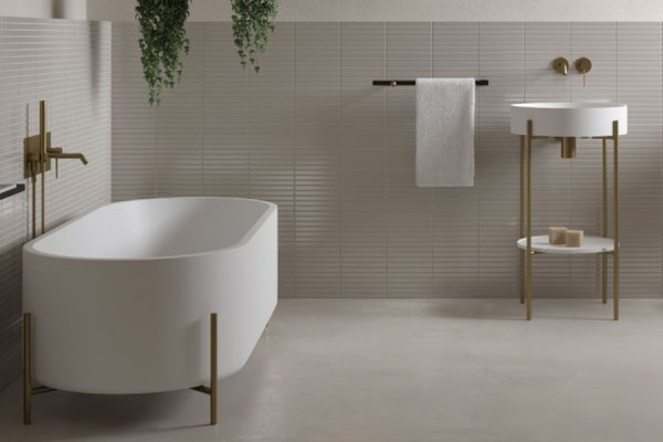 baños de diseño - Ex.T - MAT - materiales